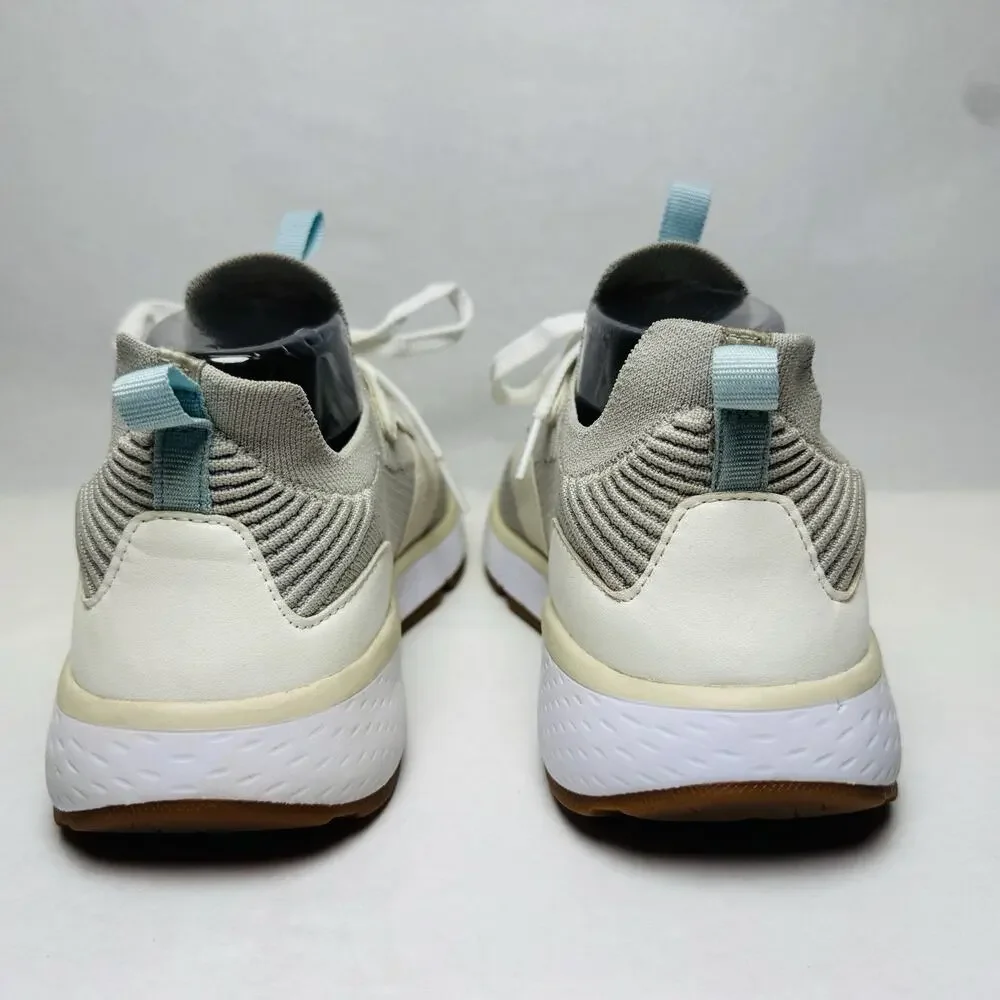 RIVAL Reign Light Gray Blue Sneakers Womens Sz‎ 8.5 Slip On or Lace Up Comfort